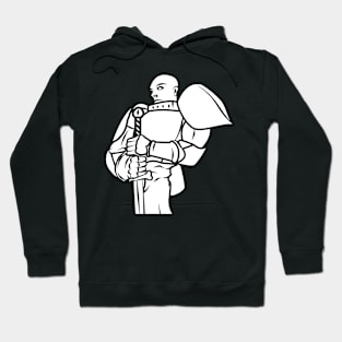 Knight Paladin (White): A Fantasy Design Hoodie